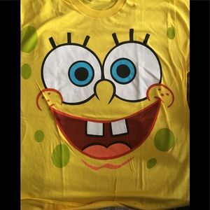 Sponge Bob Face Men’s Tshirt Available M New